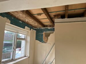 Asbestos ceiling removal