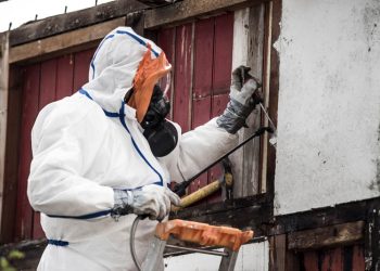 Asbestos worker London